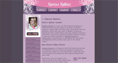 Desktop Screenshot of marrowmatters.com